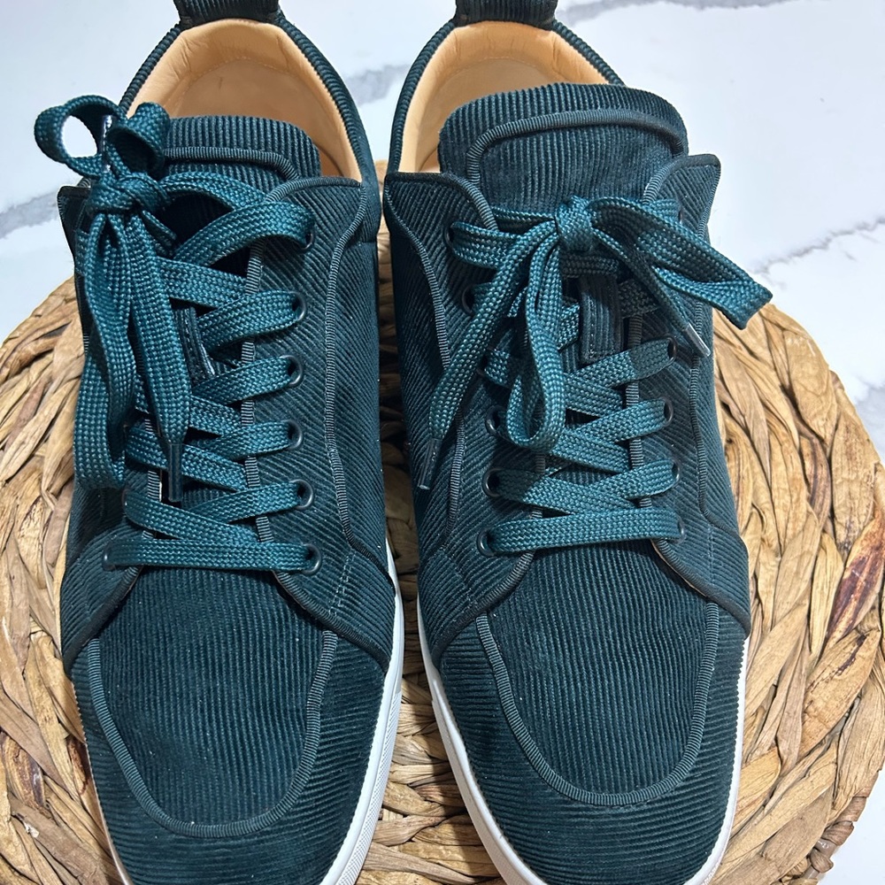 Christian Louboutin Men’s Rantulow Orlato Flat Corduroy Vosges Size 45(US12)